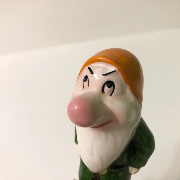 Vintage Grumpy Figurine Snow White Dwarfs Disney Japan Figure 3.5 Inch Tall - Picture 8 of 13